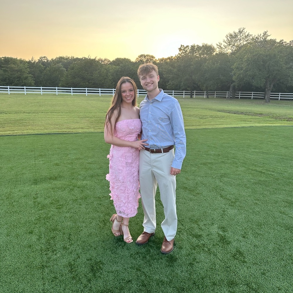 Lulus Pink Floral Dress